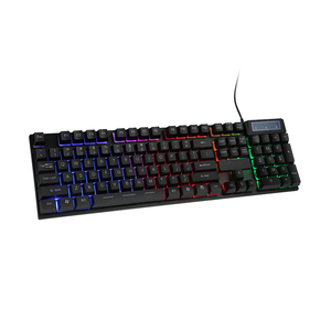 RGB Wired Membrane Gaming <strong>Keyboard</strong> <strong>Computer</strong> <strong>Keyboard</strong> Multimedia <strong>Control</strong> for PC and Desktop <strong>Keyboard</strong> Membrane Mechanical-Feel - Product Image 6