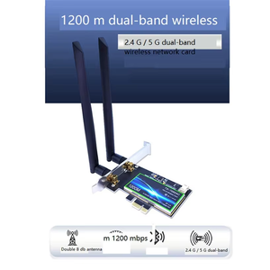 Adaptador de red inalámbrica PCI-E inalámbrico tarjeta integrada Usb3.0 Wifi Dongle para escritorio Windows10 11 PCIE adaptador Bluetooth - Product Image 4