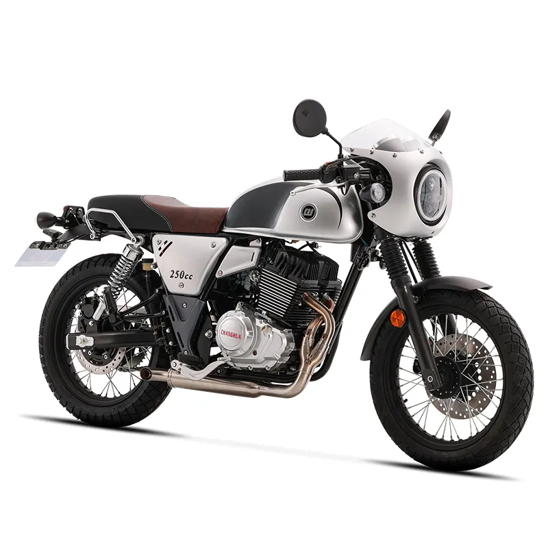 2023 nuevo diseño Venta caliente 250 CC gasolina 5 velocidades embrague Ttransmission motocicleta