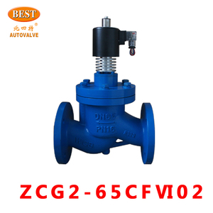 ZCG 2/2ウェイ炭素鋼ソレノイドバルブ高温パイロット作動ピストン12v 24v 110 220v AC DC NO NC蒸気油ベース用 - Product Image 6