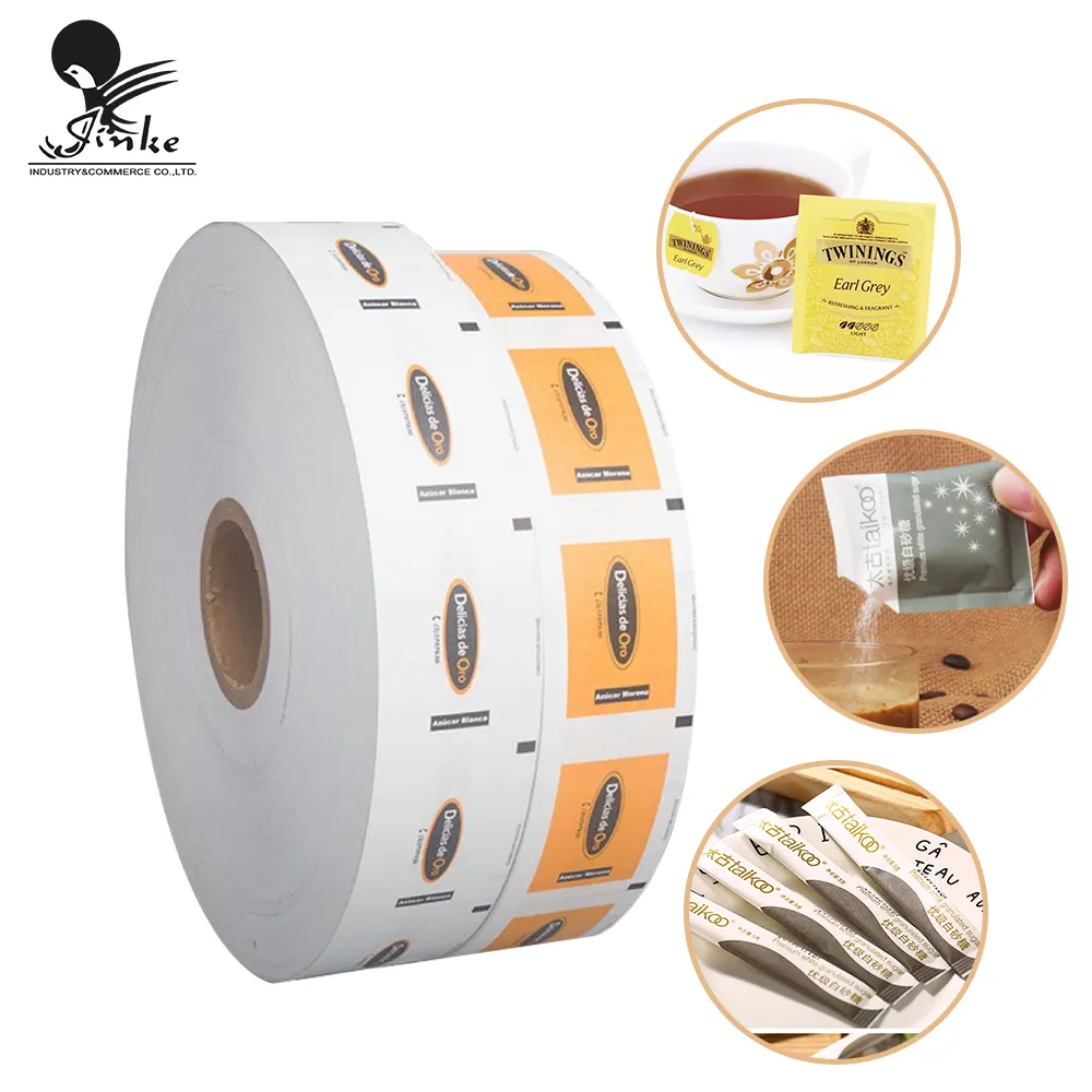 Pellicola in rotolo di carta laminata per animali domestici in carta di plastica per uso alimentare stampata personalizzata
