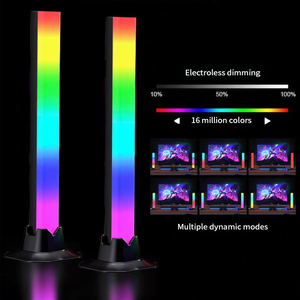 RGB müzik ritim işık çok fonksiyonlu akıllı ev s Led şerit dinamik oyun odası dekor masaüstü masa lambası - Product Image 3
