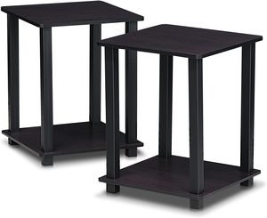 热卖廉价简约茶几法国橡木灰色咖啡边桌 - Product Image 6