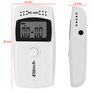 Probador Digital de humedad y temperatura NTC, Mini registrador de datos con USB incorporado, RC-4HC