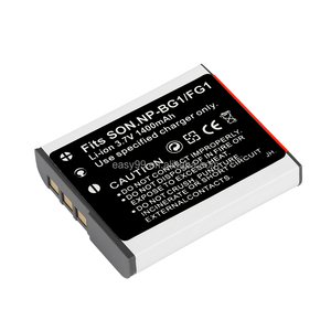Sony W100 WX1 için NP-BG1 NP-FG1 1400mah pil DSC-H50 DSC-H55 DSC-H3 DSC-H7 DSC-H9 DH10 DH20 NP BG1 FG1 kamera piller - Product Image 3