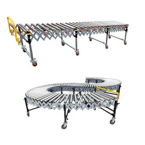 Turning Retractable Flexible Roller Conveyor for <strong>Loading</strong> <strong>and</strong> <strong>Unloading</strong> From Container <strong>and</strong> Truck - Product Image 2