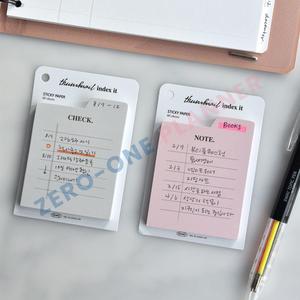 定制标签形纸质便签记事本功能简约，适用于纸质纸板规划日记 - Product Image 1