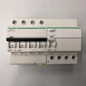Productos originales IC65N 4P C63A 30mA Interruptor de fuga con acción de corriente residual