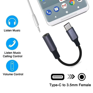 USB Type C to 3.5mm Aux <strong>Adapter</strong> Type-c USB C to <strong>3.5</strong> Jack <strong>Audio</strong> Cable Earphone Cable Converter Headphone <strong>Adapter</strong> - Product Image 3