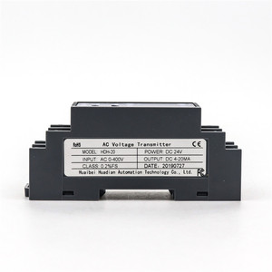 3-fase 3-Fili di Tensione Trasduttore Trasmettitore Sensore di Tensione di Ingresso 0-500V AC di Uscita 0-5V DC o 4-20mA DC. - Product Image 1
