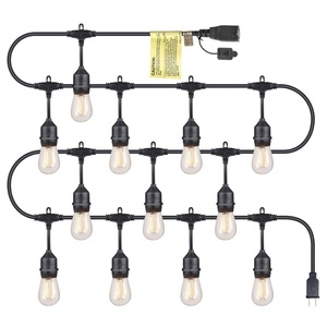 Tira de luces LED para exteriores, Iluminación comercial con bombillas LED C7/C9 para uso navideño en jardín, Patio - Product Image 1