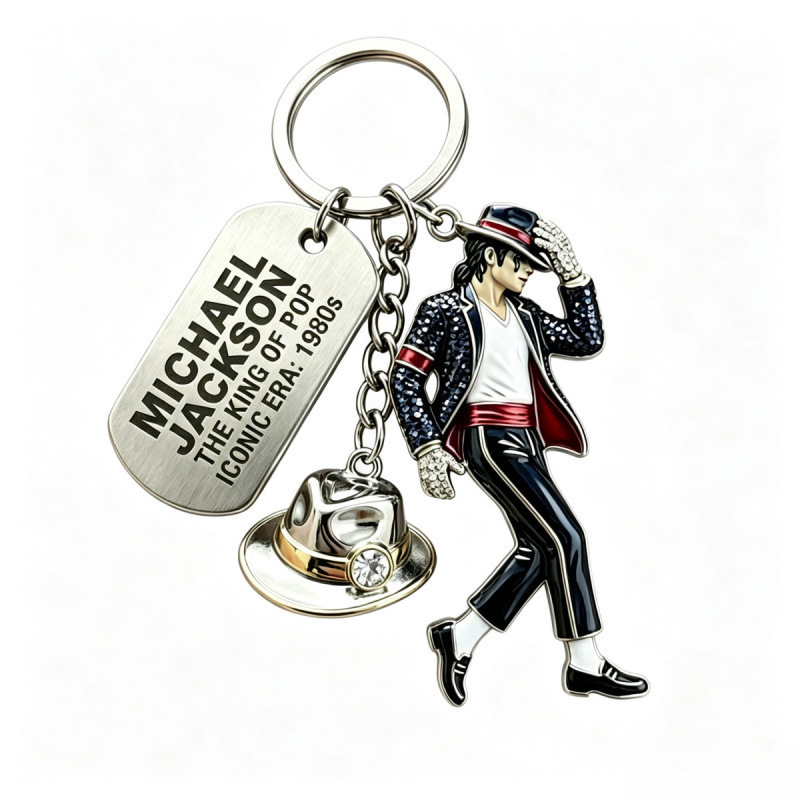 Michael Jackson keychain