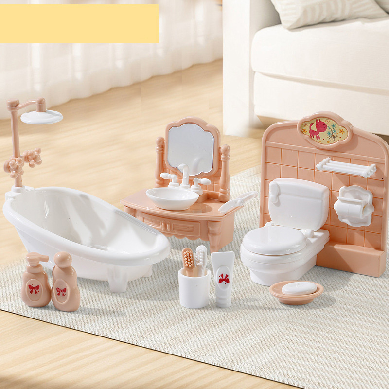 Ensemble de salle de bain blanc