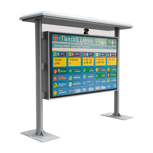 <strong>Bus</strong> Arrival <strong>Display</strong> 55 Inch IPS Outdoor IP67 Waterproof <strong>LCD</strong> Panel 4000Nitts <strong>Bus</strong> Information Kiosk <strong>LCD</strong> <strong>Display</strong> Digital Signage - Product Image 1