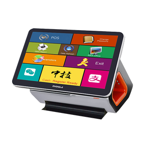 ZHONGJI Windows15.6 дюймов Pos система сенсорный двойной экран Pos все в одном Pos терминал машины - Product Image 6