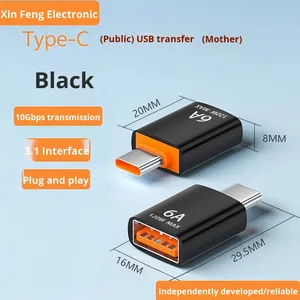 OTG tipo-C adattatore USB3.1 per telefoni cellulari tablet 6A USB caricabatterie OTP cavo dati PD nuovo adattatore connettori - Product Image 2