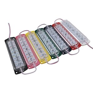 ไฟ LED โมดูลเตือนรถยนต์18ชิ้น,ไฟ LED โมดูล IP65สำหรับรถบรรทุกรถจักรยานยนต์2700K 6500K DC 12V 24V - Product Image 1