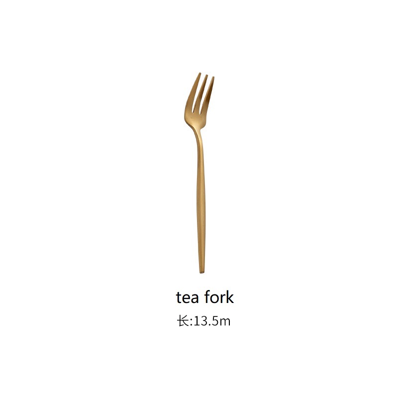 Té de la horquilla-oro