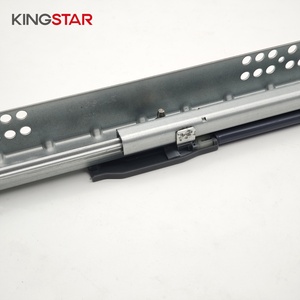 KINGSTAR V2 tek uzatma Slide slayt 25kg Undermounted yumuşak kapanış 2 kat mutfak dolabı çekmecesi koşucu - Product Image 2