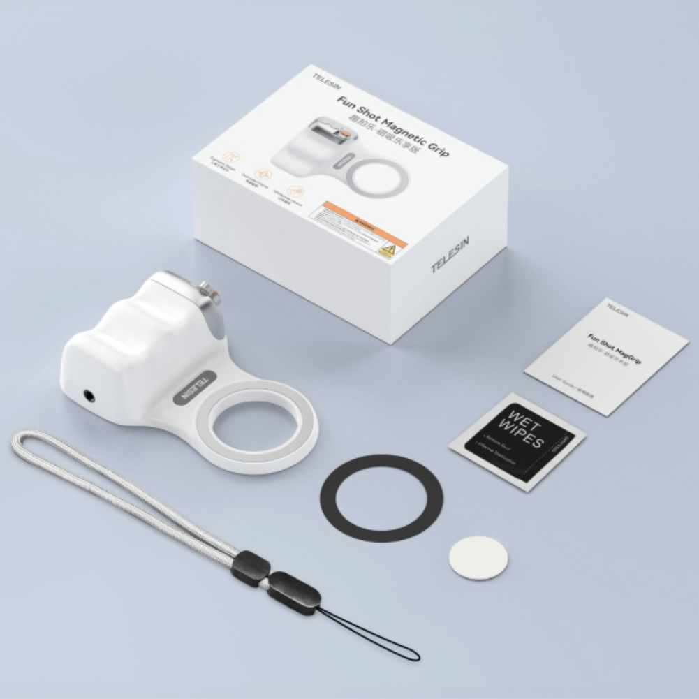 Soporte de teléfono blanco