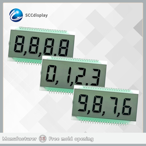 Fabrik preis lcd-bildschirm SJXD-44212 grau segment lcd display TN grau Positiv 3.0V kontrast reiche anzeige 7 segment - Product Image 5