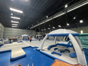 Barry <strong>Custom</strong> Made Drop Stitch DWF Material Water <strong>Floating</strong> air Pontoon Inflatable <strong>Dock</strong> Deck Platform