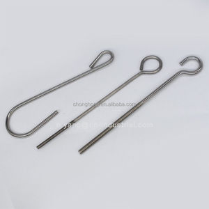厂家直销j钩长螺纹挂钩定制非标不锈钢挂钩 - Product Image 4