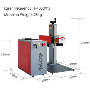 最畅销的Jpt moba M7 100瓦光纤激光雕刻机最大50w光纤激光深金属激光打标机