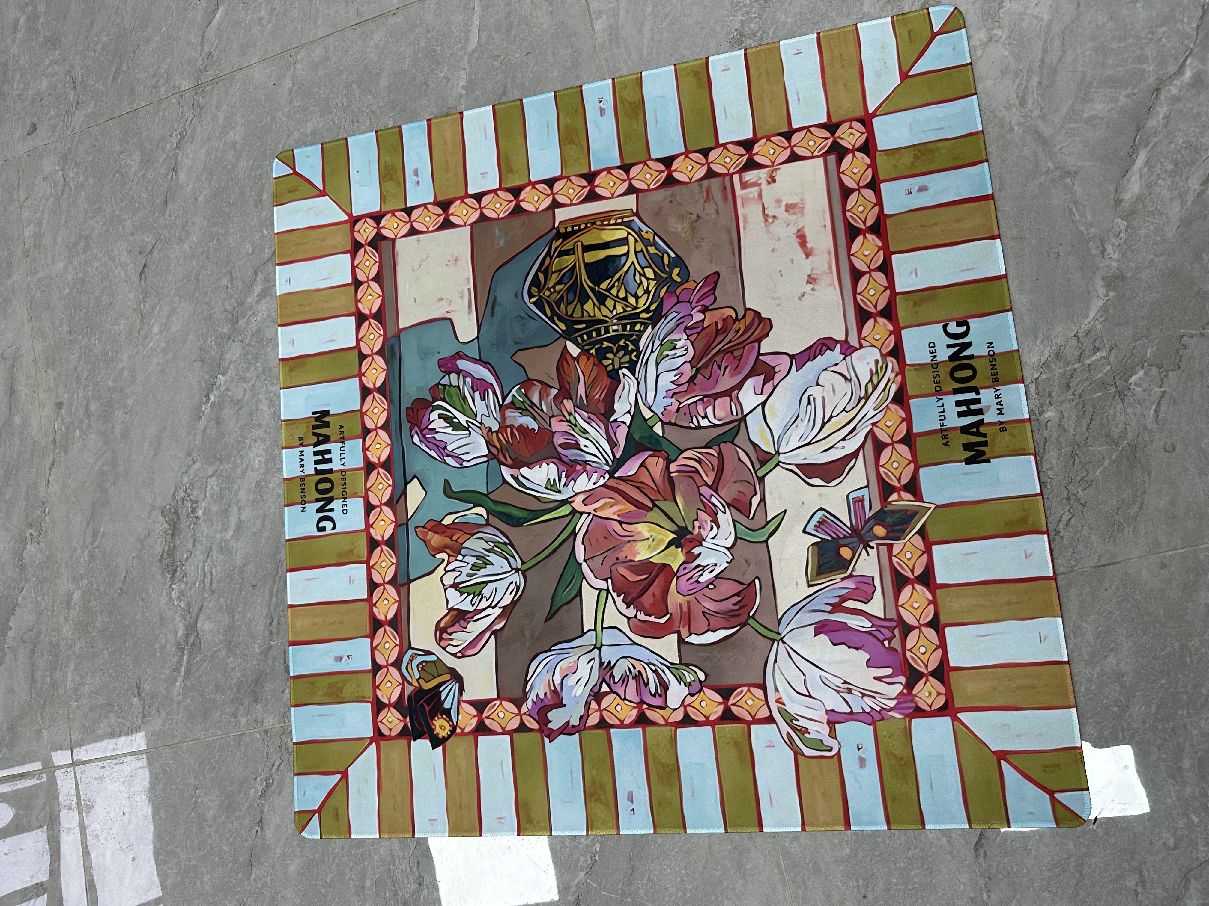 Brown Mahjong mat