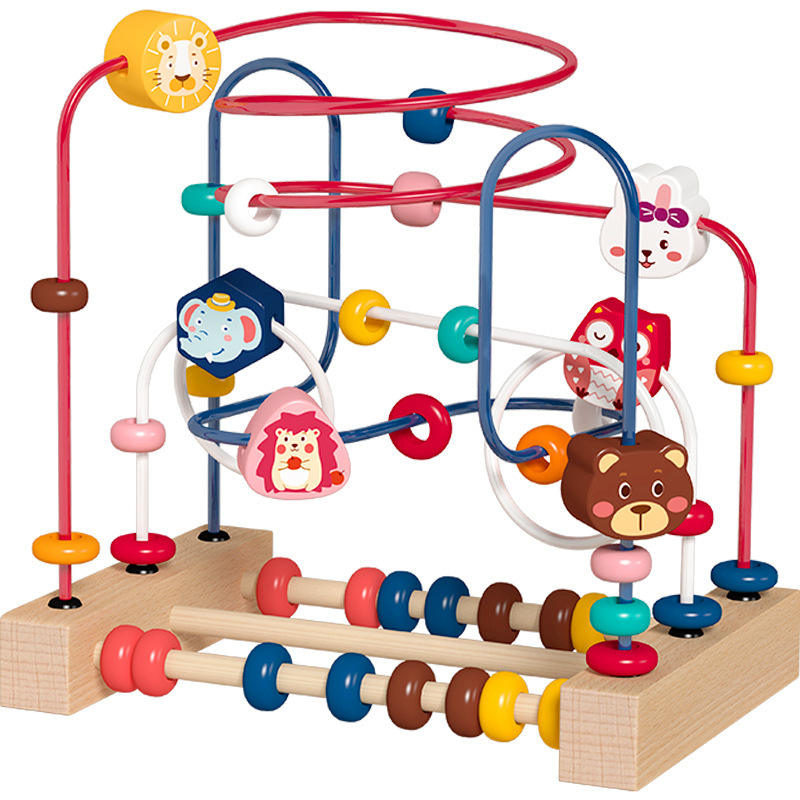 Animal circling beads