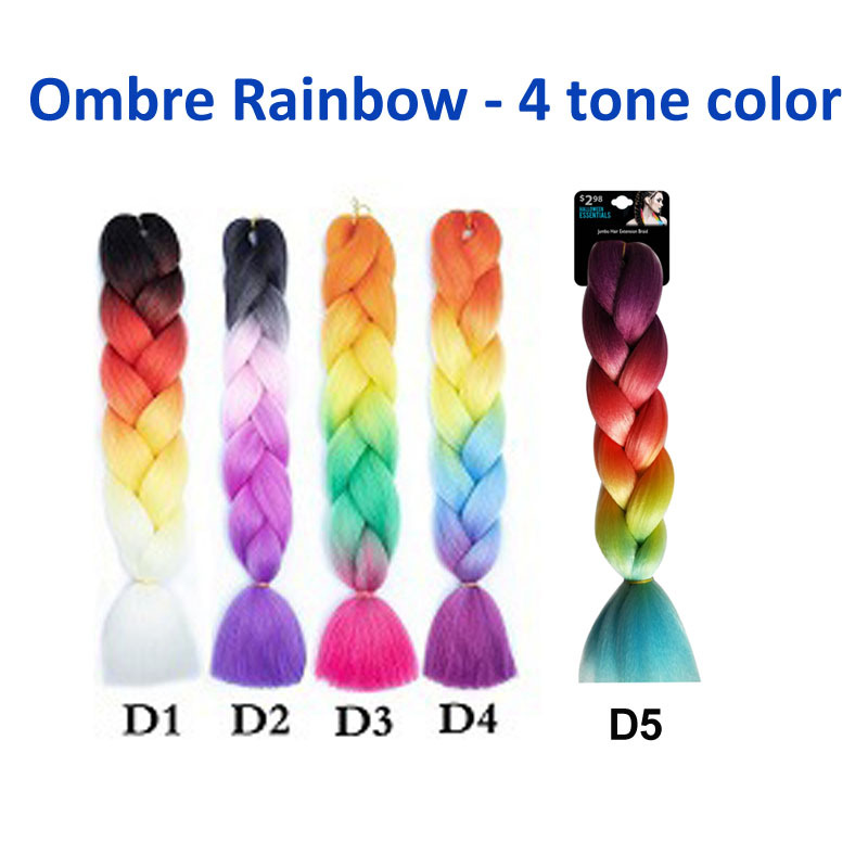 Ombre Rainbow - 4 tono