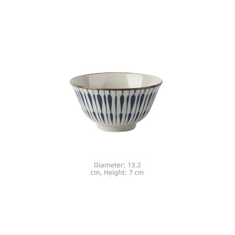 Comptoir de style japonais blanc avec gouttes d'eau de 5,25 pouces