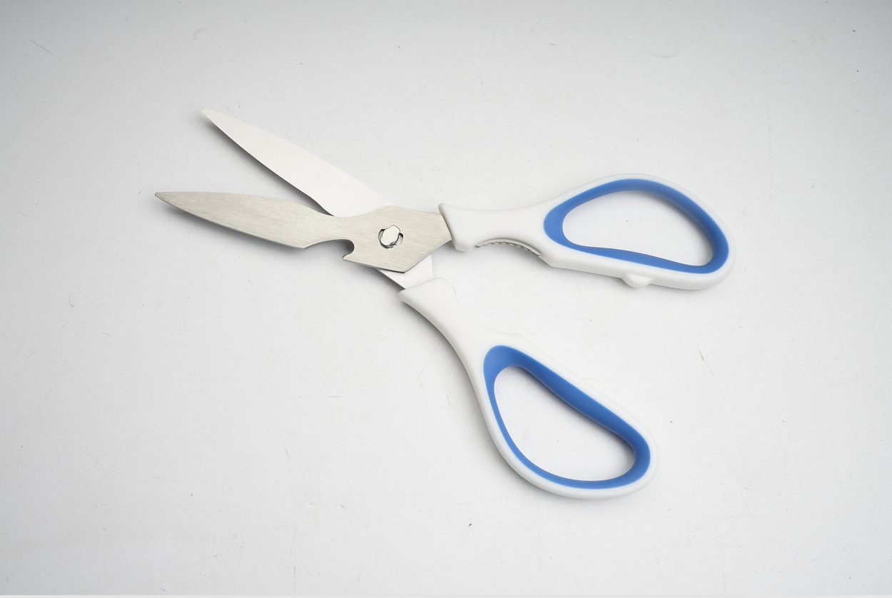High quality fridge magnetic sheath stainless steel kitchen scissors for food cutting
