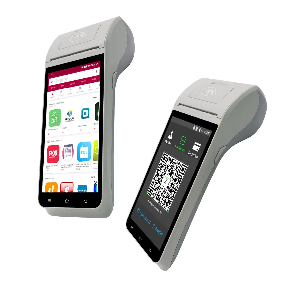 Android 11,0 OS Smart POS принтер ZCS Z91 портативный android pos-терминал с nfc-считывателем для продажи продуктов