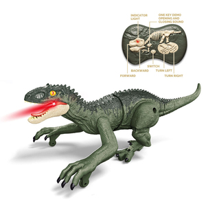 <strong>New</strong> Arrived 5 Channel Small Velociraptor Spinosaurus D-Rex Dilophosaurus Model <strong>Toy</strong> Walking <strong>Rc</strong> Dinosaur <strong>Toy</strong> with Light, - Product Image 2