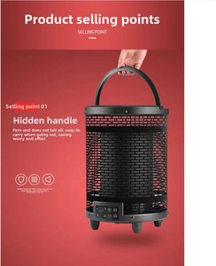 Ev ofis için uzaktan kumanda hızlı ısıtma ile 2800W taşınabilir grafen ısıtıcı - Product Image 5