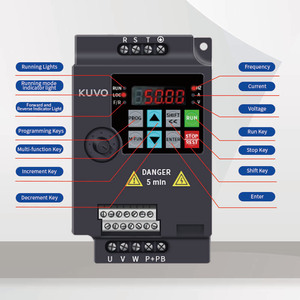 JHI780 VFD Inverter 0.75KW 380V Control de velocidad del motor de salida Controlador de accionamiento de frecuencia variable - Product Image 4