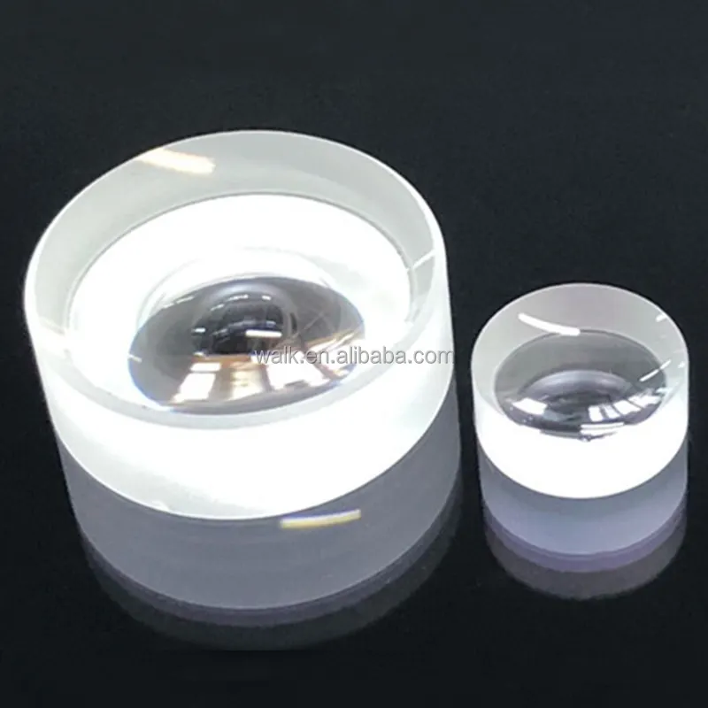 광학 렌즈 디스플레이 DIY 30mm 아크릴 플라노 볼록 렌즈 만화경 도보 판매 중국 도매 광학 렌즈 블루 컷 1.61