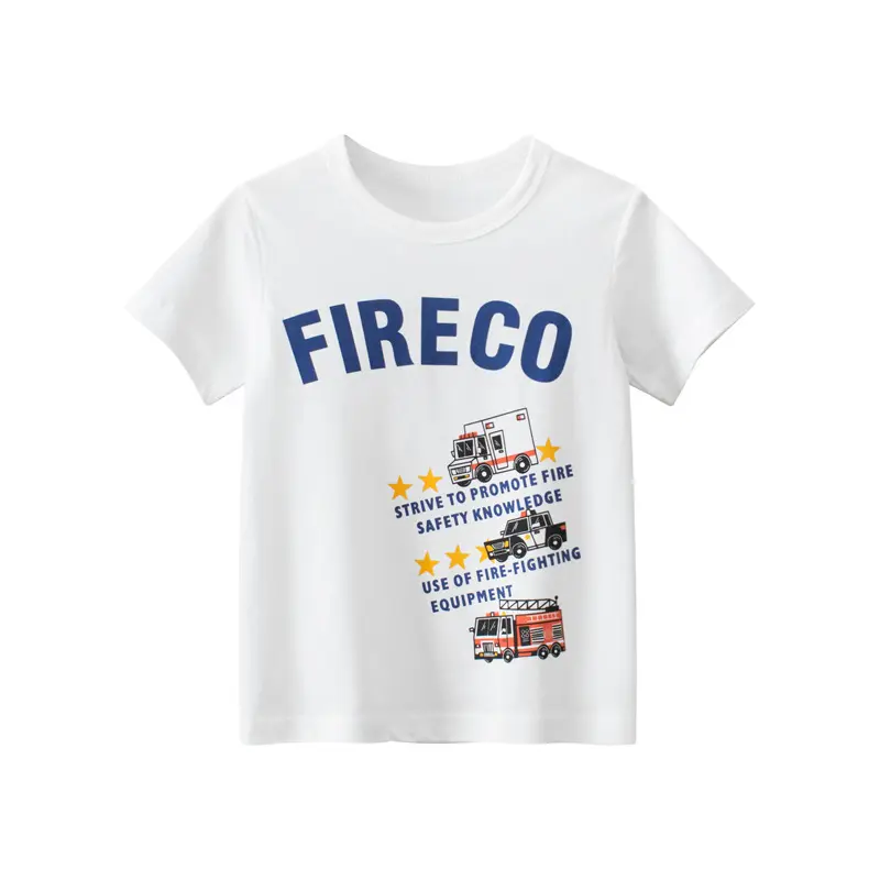 Camiseta infantil unissex com bordado personalizado, camiseta unissex para crianças e meninas, produtos mais vendidos em 2024, preço baixo oem