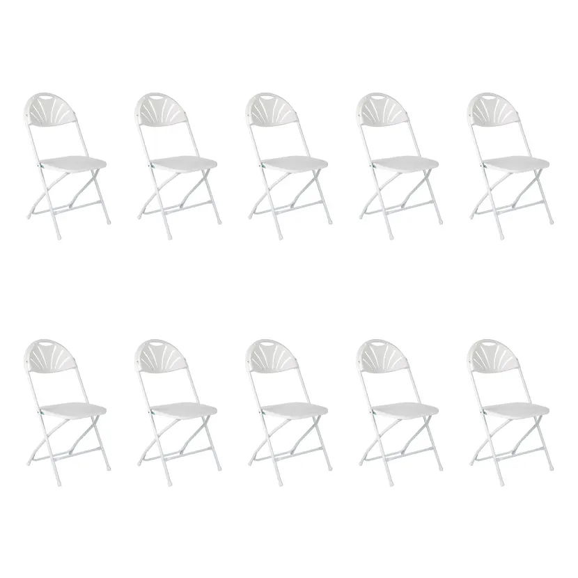 American Style Samsonite Garden Outdoor Banquet Wedding White Plastic Resin Folding Chair For Event In Cheap Price