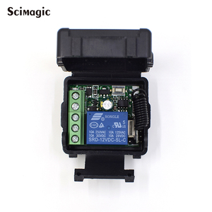 SMG-801 12V Mini Wireless RF Fernbedienung Lichtsc halter 10A Relais Ausgang Radio DC 12V 1 CH Kanal Empfänger Modul Sender - Product Image 5
