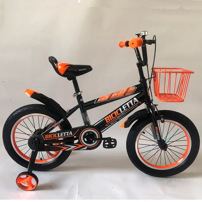 Bicicleta de 12 pulgadas para niños, pinza para hornear, ciclismo infantil con asiento cómodo, venta directa de fábrica, venta al por mayor