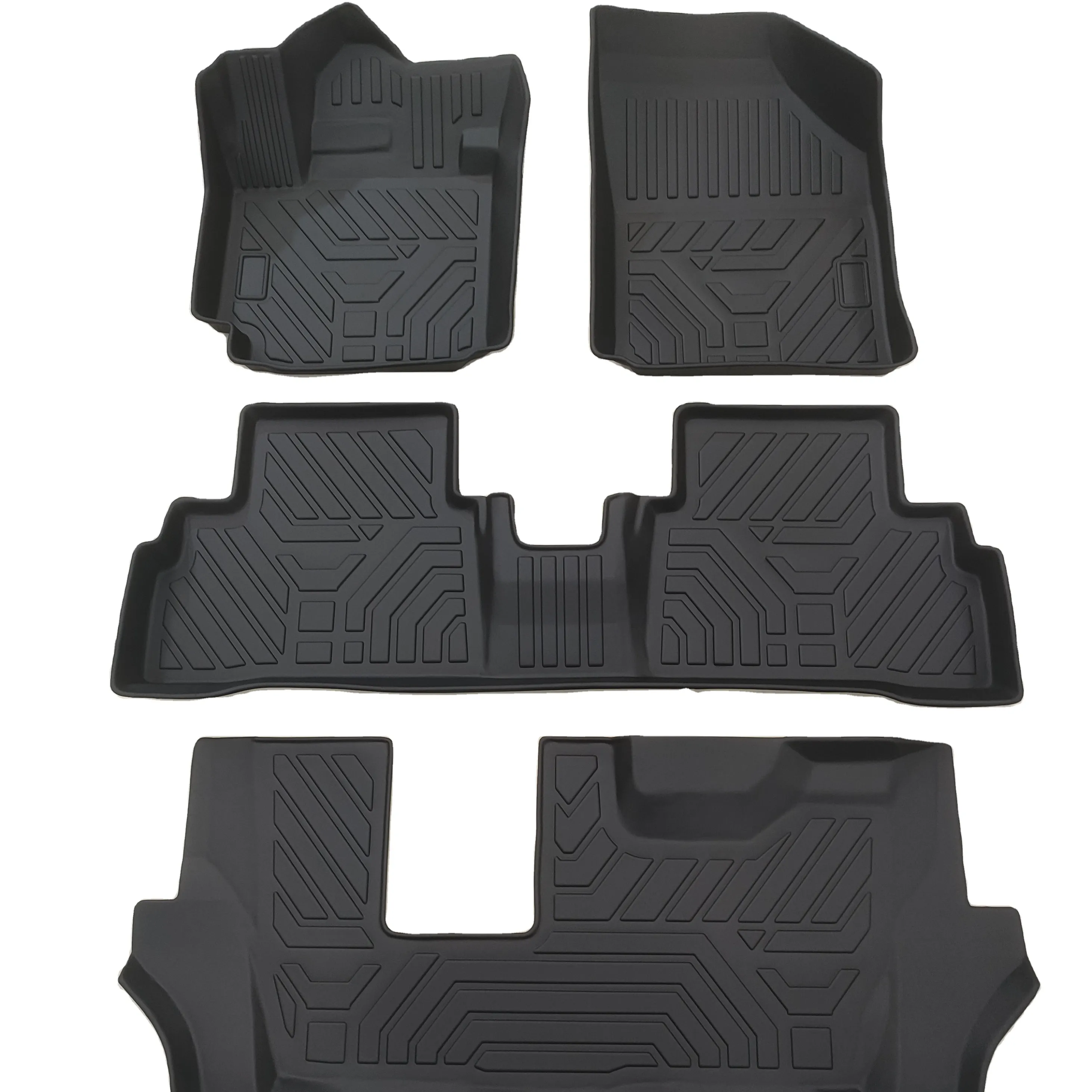 Accessori per auto tappetini per auto di alta qualità all'ingrosso della fabbrica. TPE impermeabile per SUZUKI XL6 XL7 Ertiga 2018-2021 nero sport