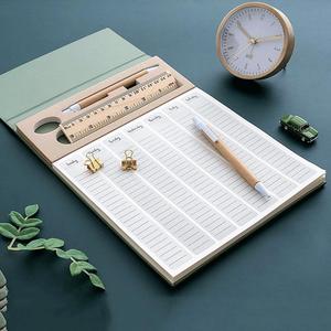 Bloc de notas adhesivo personalizado, diario, semanal, mensual, cuaderno de fitness, estudio, trabajo, organizador, lista de tareas, hojas rasgables, Bloc de notas planificador - Product Image 1