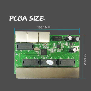 OEM ODM 9พอร์ต10/100Mbps สวิตช์เครือข่ายโมดูลอีเธอร์เน็ตบอร์ด PCB สำหรับเล่นเกม - Product Image 4