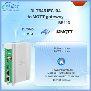 BE113 Cellular 2 RJ45 DL/T645 IEC104 Modbus zu MQTT Cloud-Plattform Gateway für digitale Transformation - Product Image 2