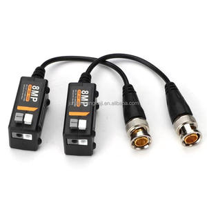 闭路电视配件1080P高清TVI CVI AHD <span class=keywords><strong>BNC</strong></span> 8mp无源<span class=keywords><strong>UTP</strong></span>双绞线高清摄像机视频巴伦