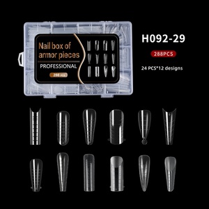 288個混合12デザインデュアルフォームネイルのヒント - Product Image 1