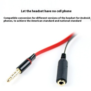 Audio <strong>Line</strong> 4 Phone Sound Card Turn American Standard Gb 3.5 mm Headset Conversion Is Compatible with the Universal Interface - Product Image 4