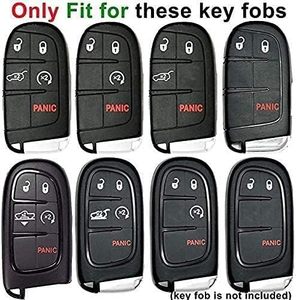 <strong>Key</strong> Fob Case for Dodge Charger Challenger Dart <strong>Journey</strong> Durango Grand Caravan Smart Premium Soft TPU Dodge <strong>Key</strong> Case Cover - Product Image 2